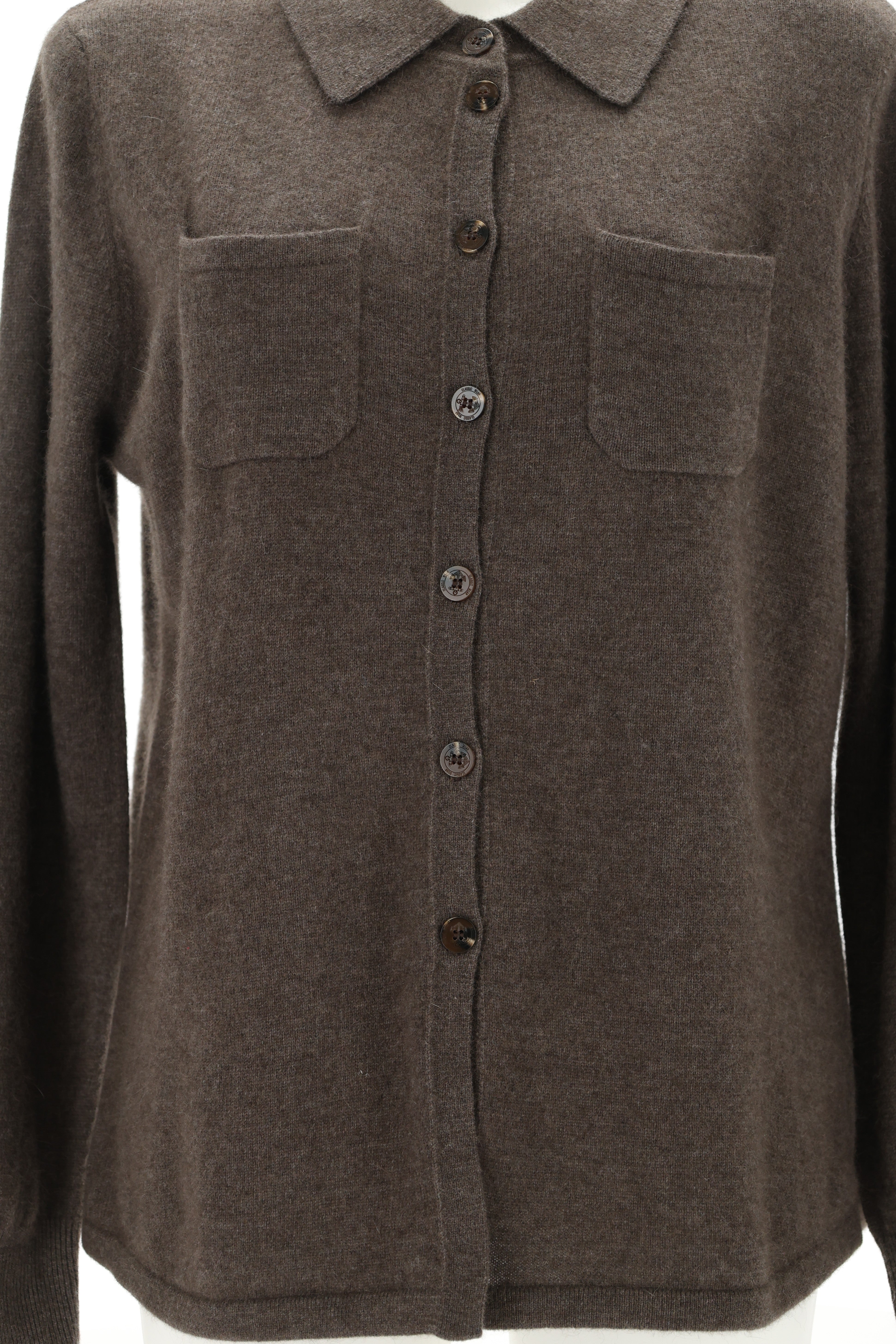 MARŠKINIŲ STILIAUS KAŠMYRO MEGZTINIS