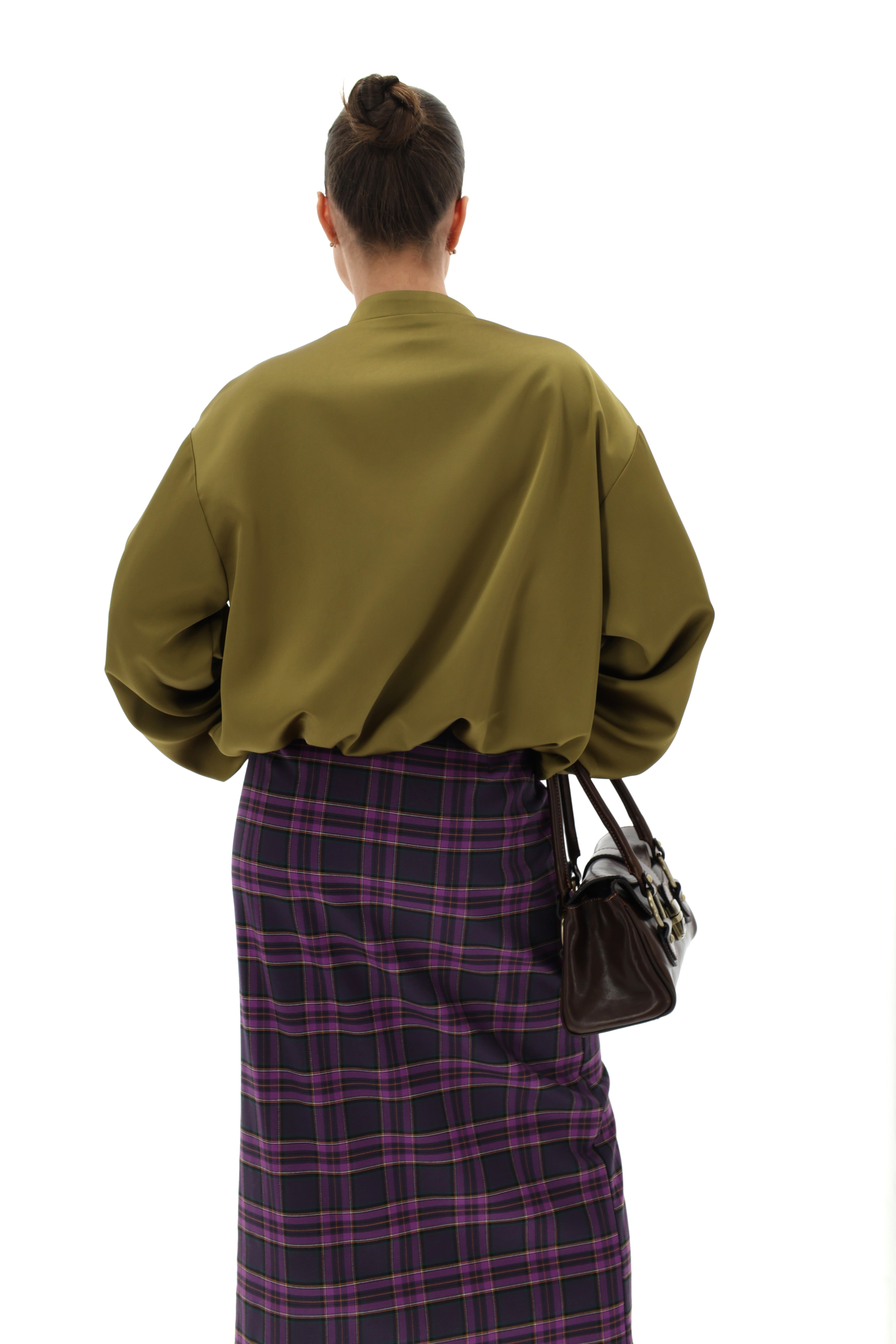 SATINO BOMBER JACKET SAMANŲ