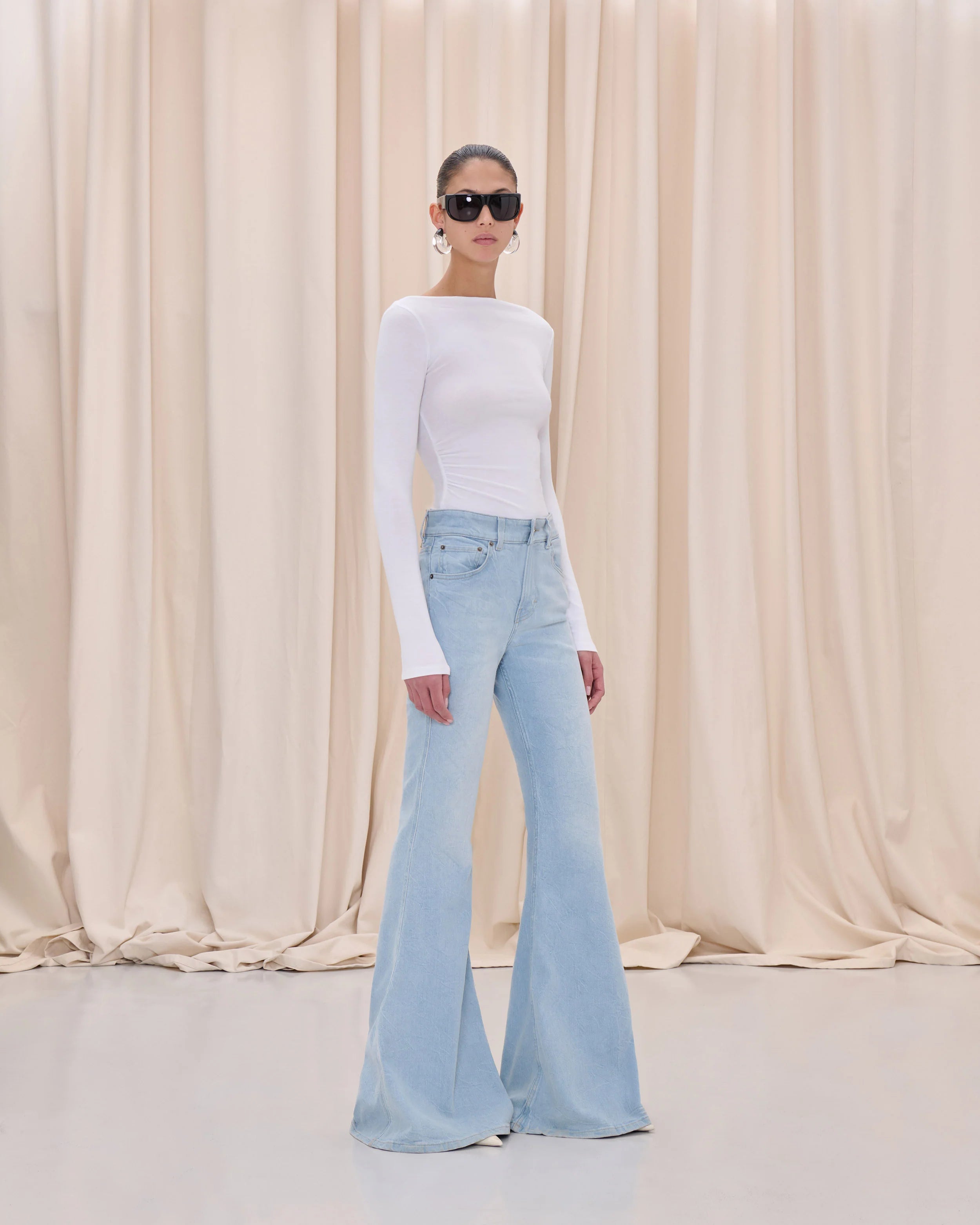 HAIKURE PLATĖJANTYS DŽINSAI ICE GREY