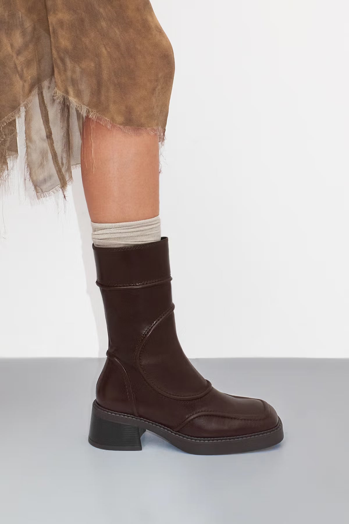 MIISTA MALENE BROWN ANKLE BOOTS