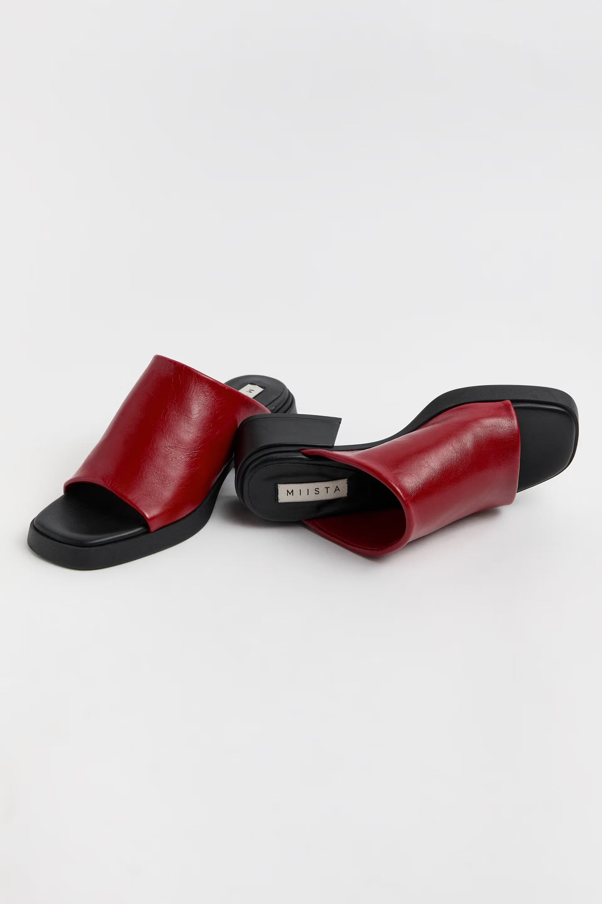 MIISTA ZOOEY RAUDONOS MULES