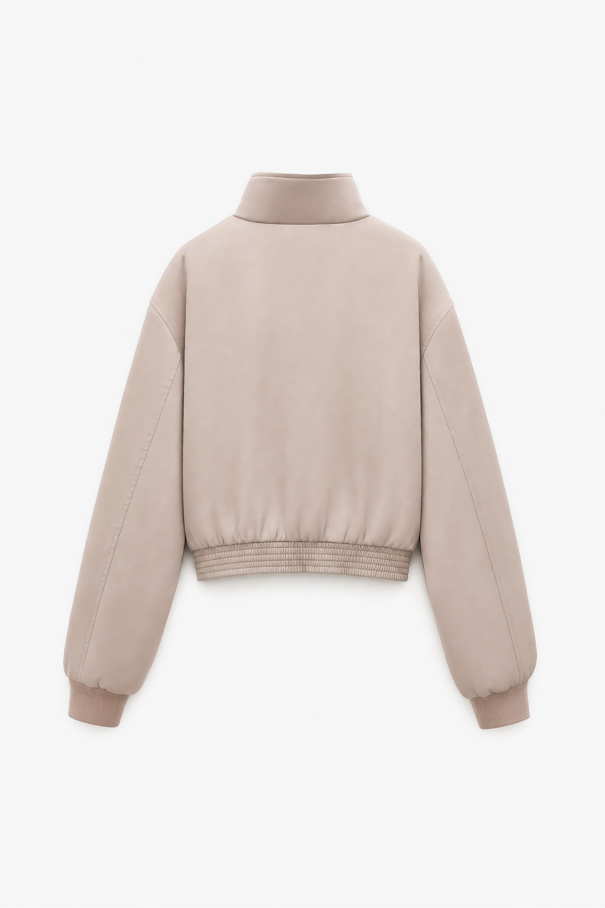 SATIN BOMBER JACKET