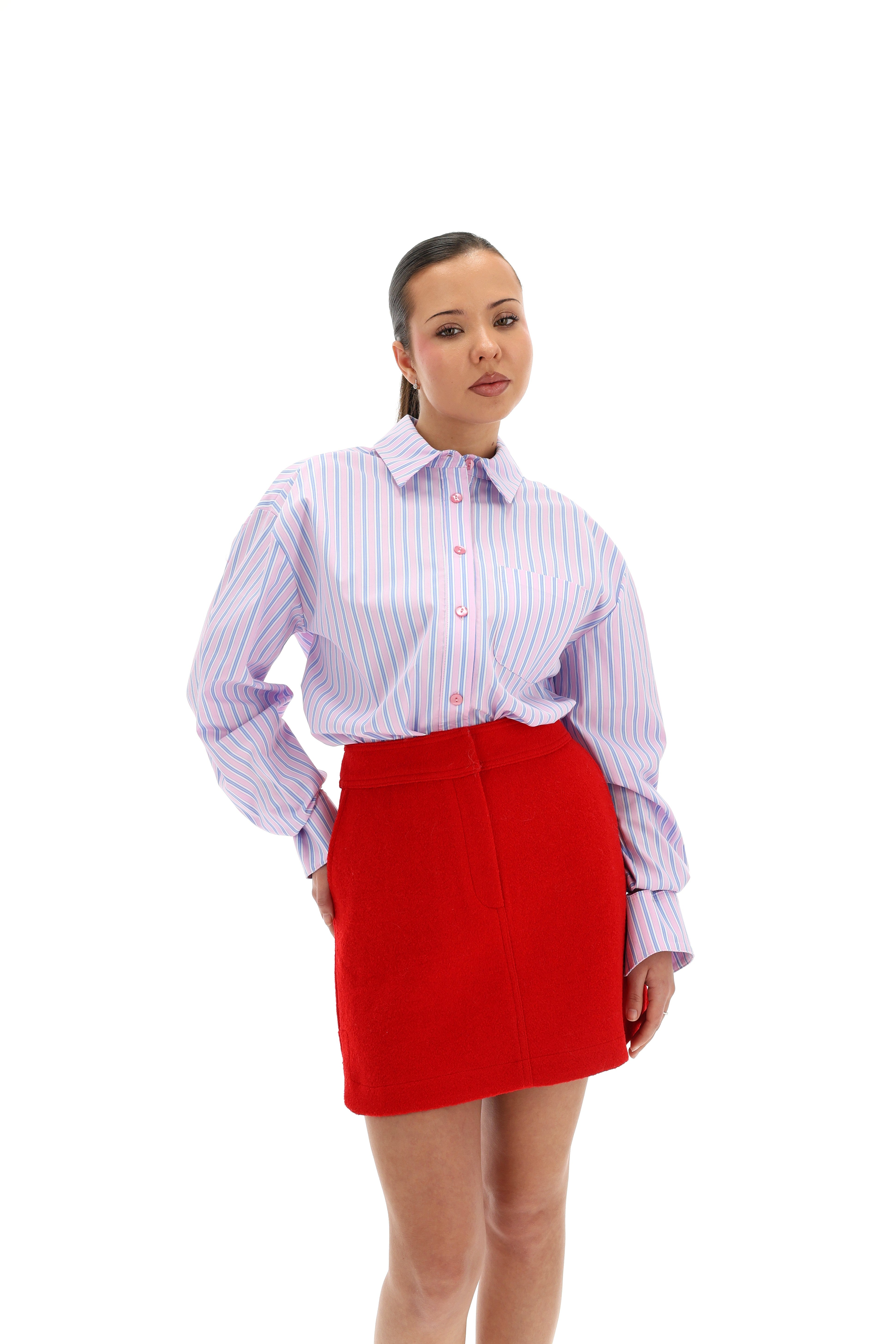 OVERSIZE DRYŽUOTI MARŠKINIAI