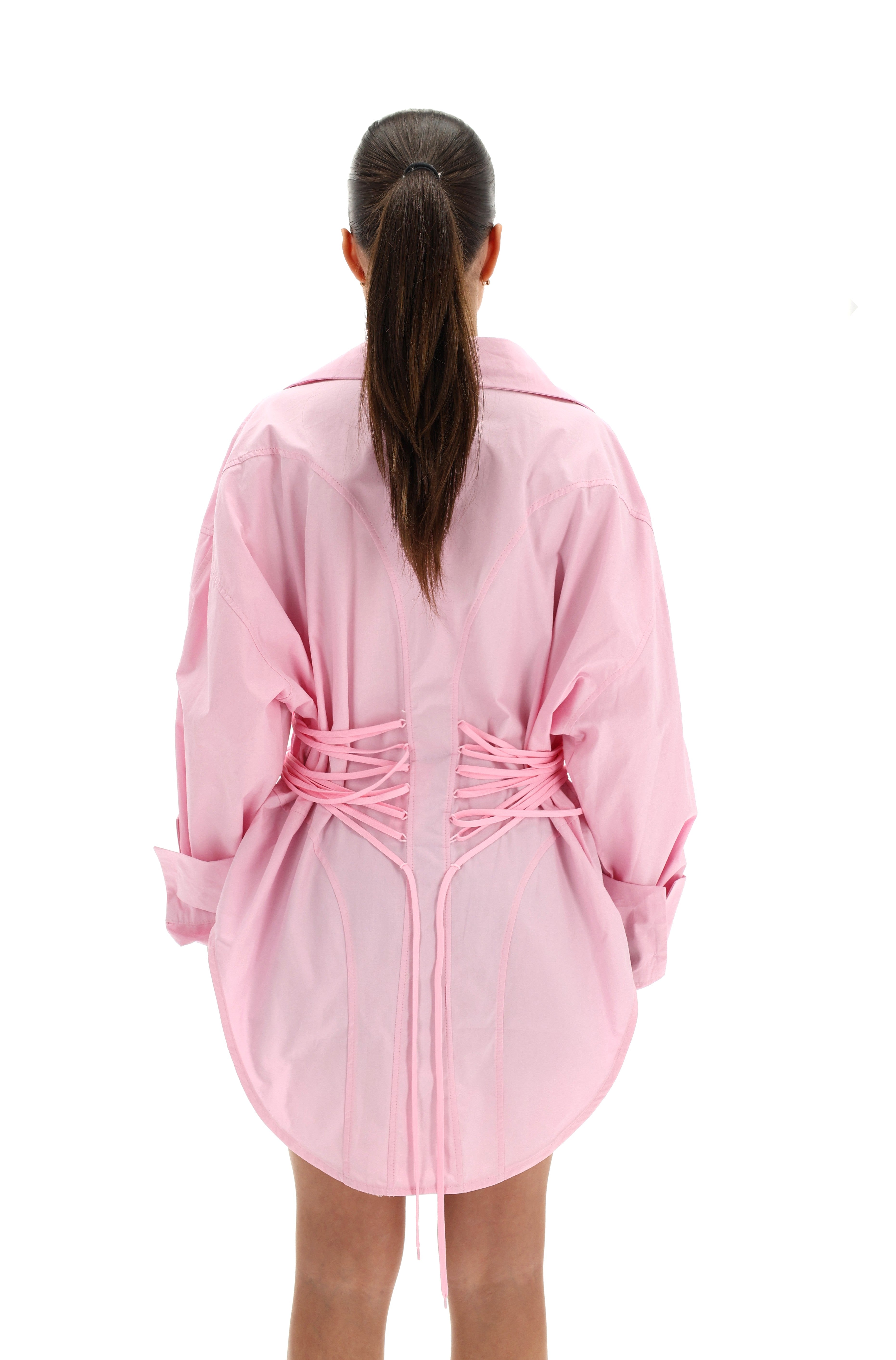 OVERSIZE ILGI LIEMENUOTI MARŠKINIAI