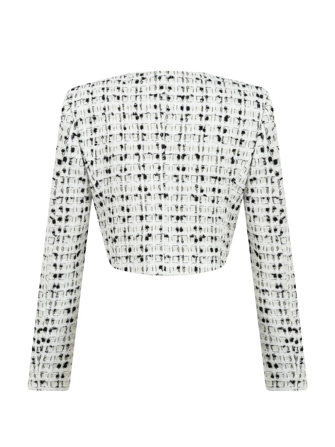 Cropped tvido švarkelis