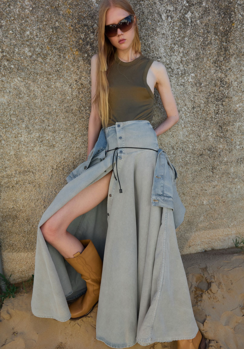 MAXI ILGIO DŽINSINIS SIJONAS HAIKURE