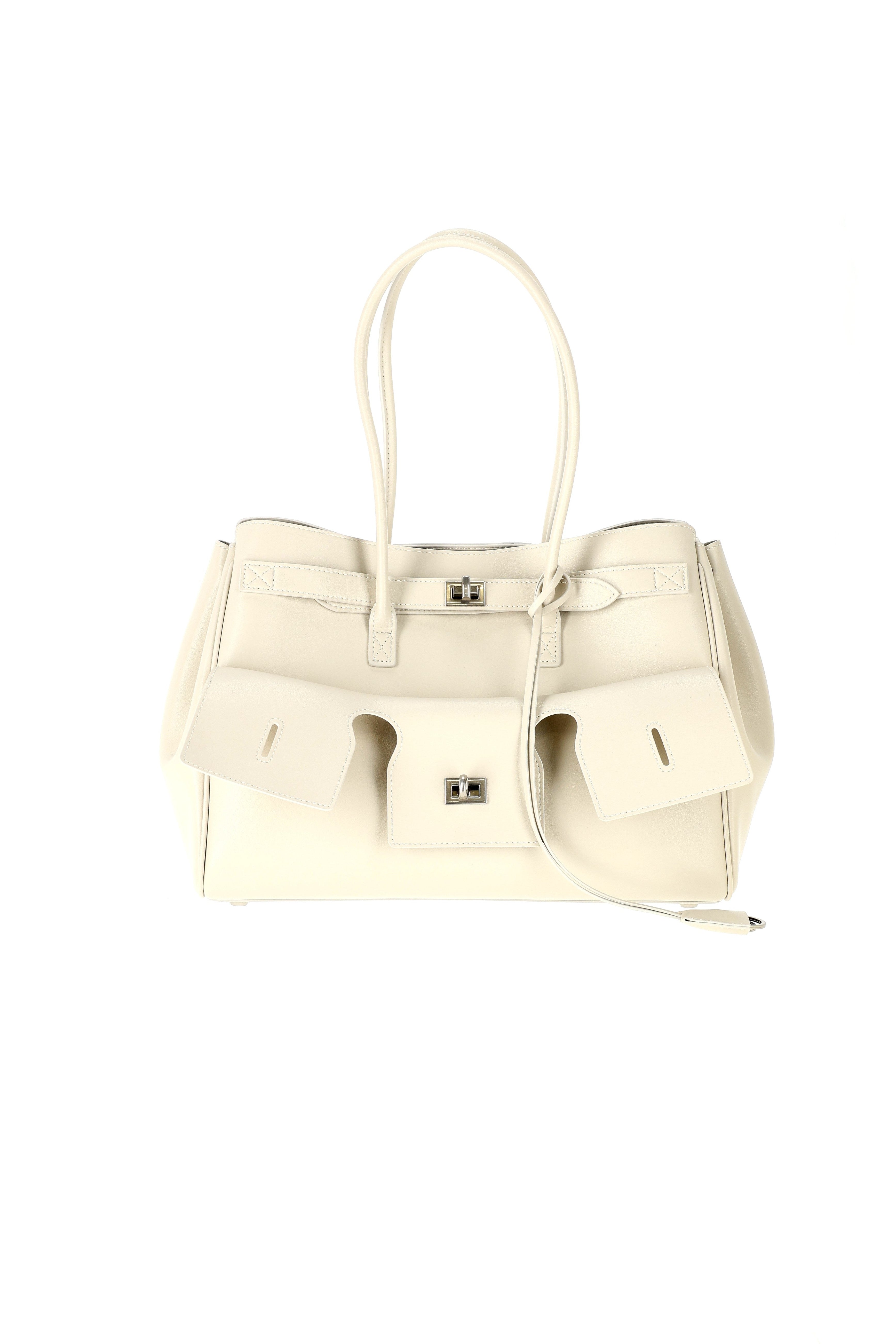 NATŪRALIOS ODOS RANKINĖ BEIGE TOTE