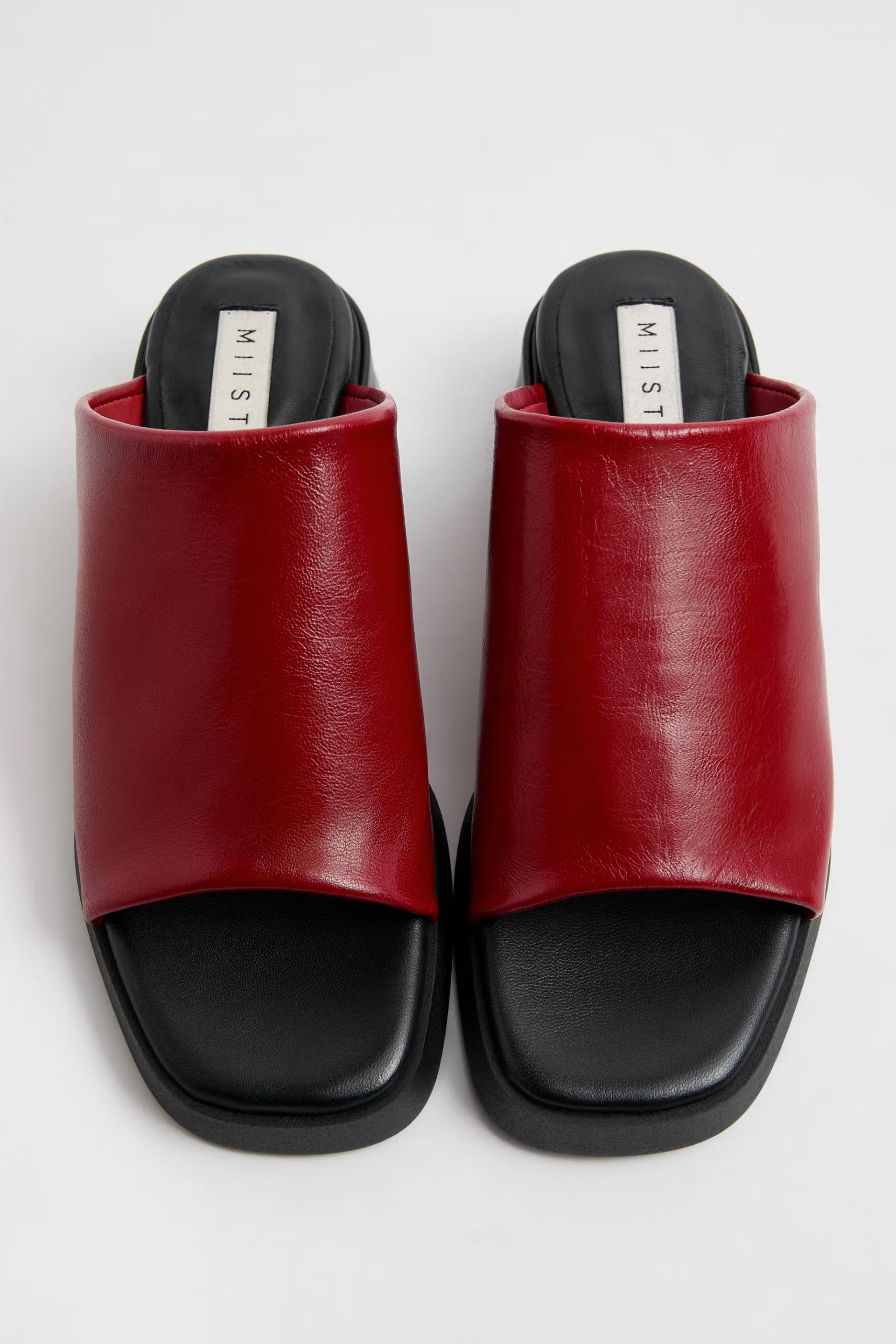 MIISTA ZOOEY RAUDONOS MULES