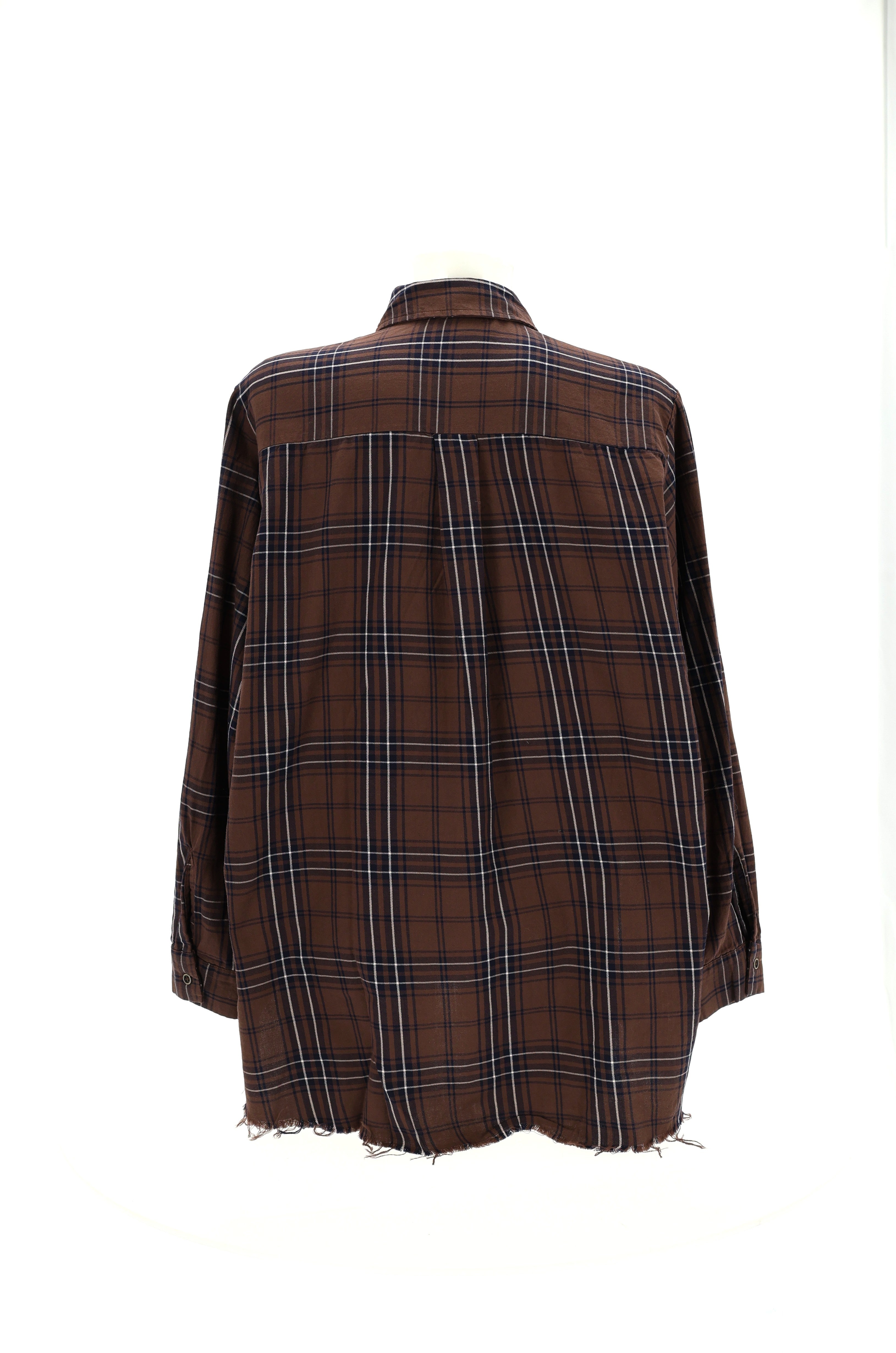 OVERSIZE DRYŽUOTI RUDI MARŠKINIAI