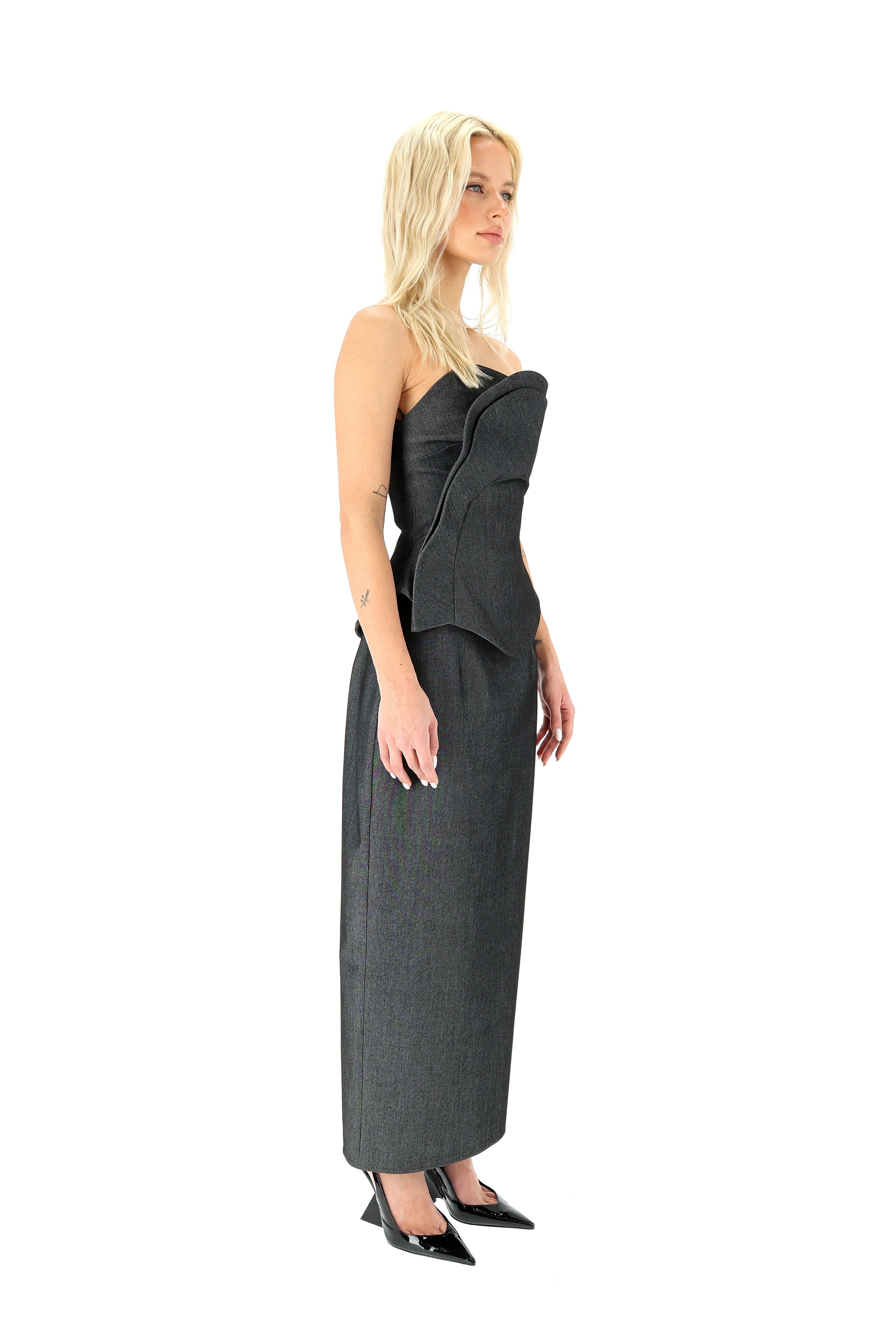 KORSETO PALAIDINĖ GREY