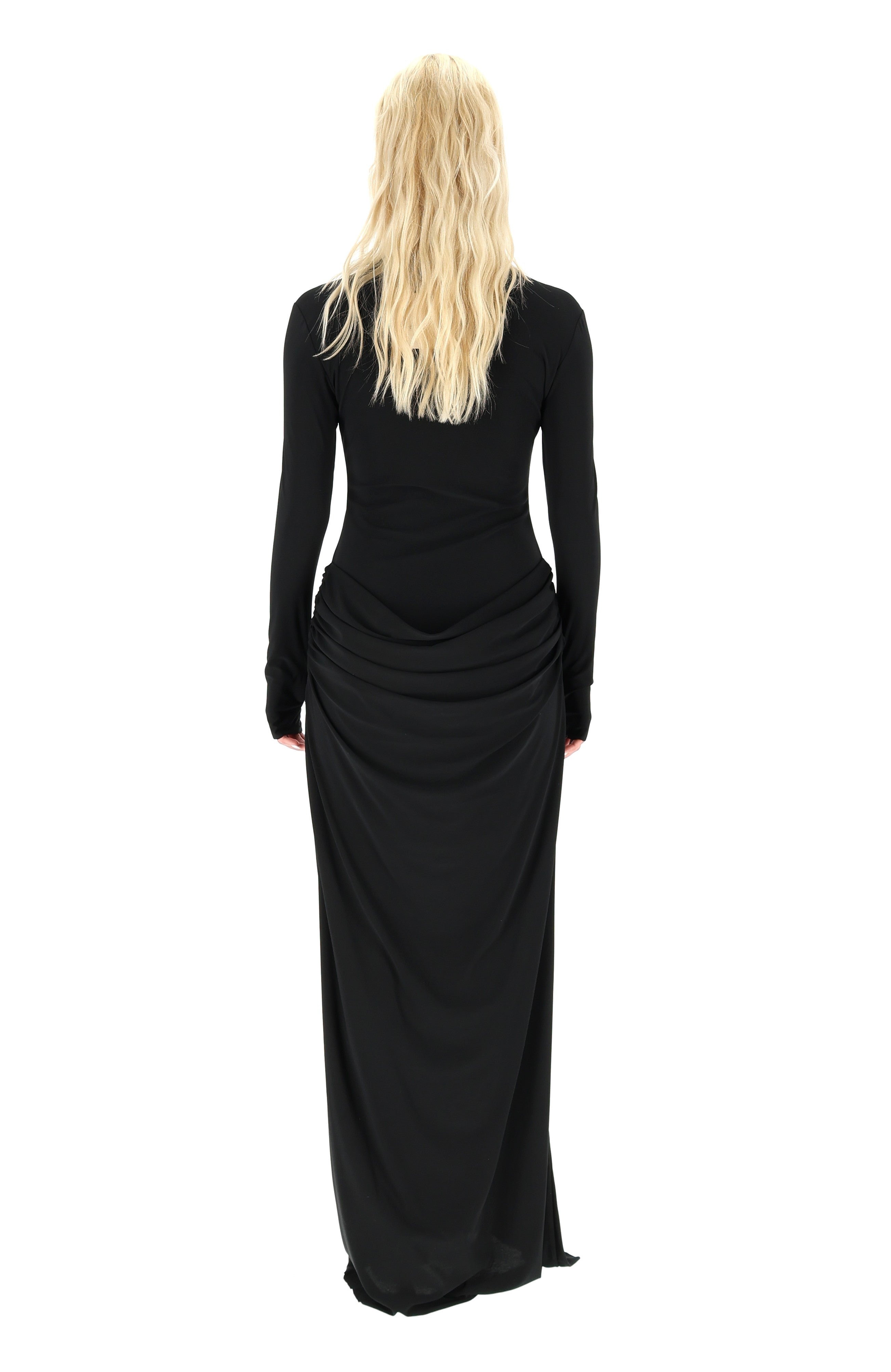 MAXI JUODA SUKNELĖ CHIC