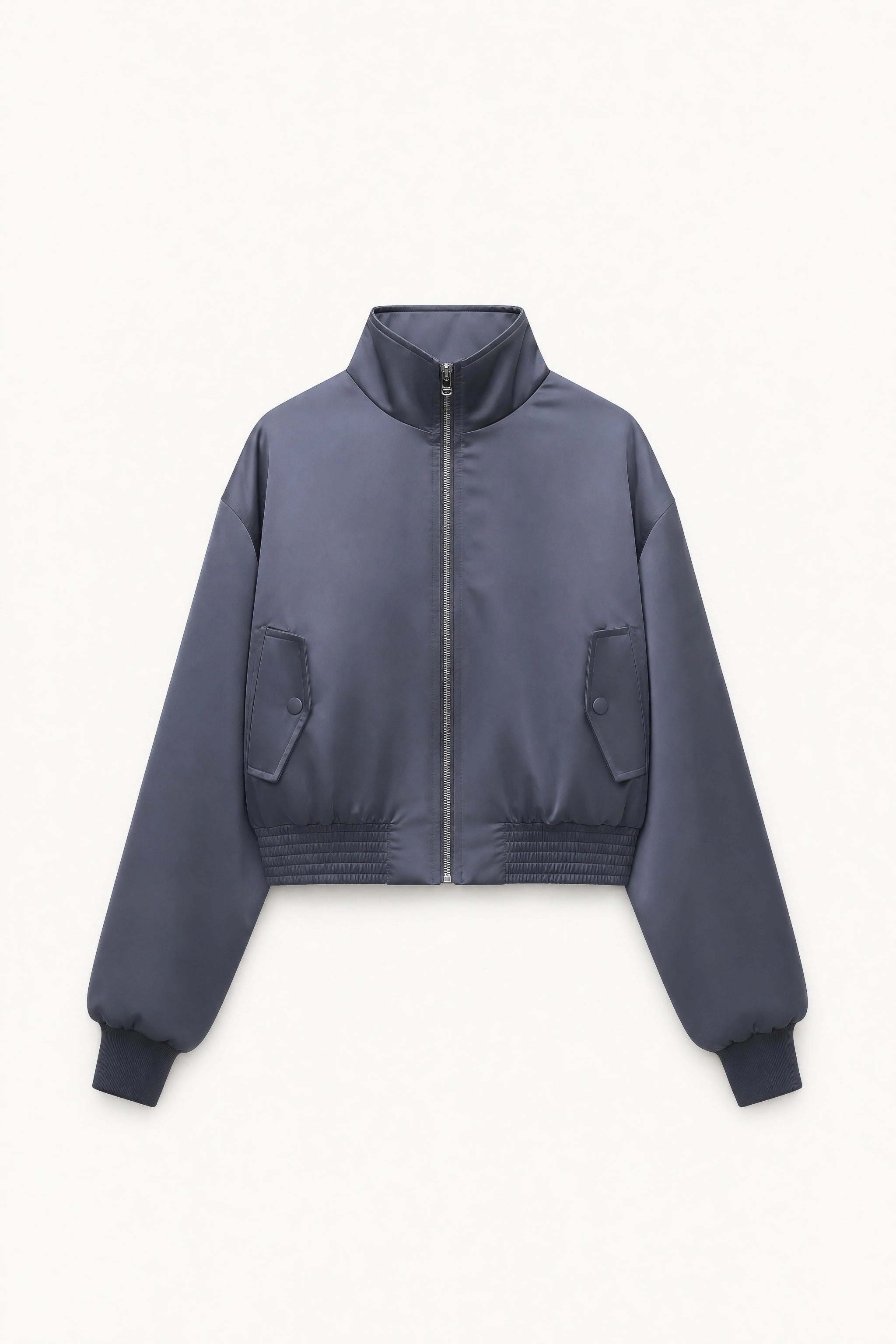 SATIN BOMBER JACKET