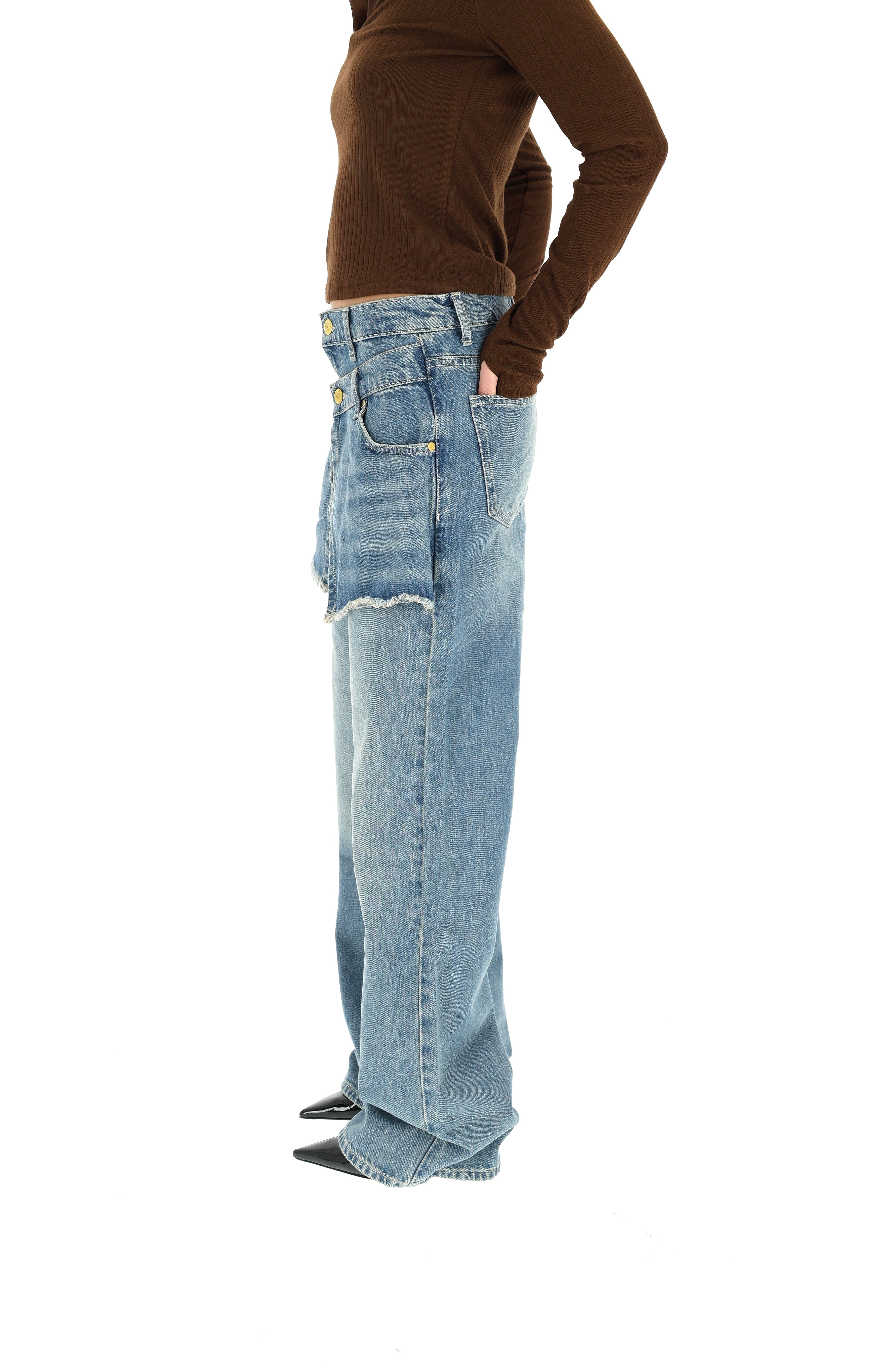 IŠSKIRTINIAI DŽINSAI SU SIJONO DETALE