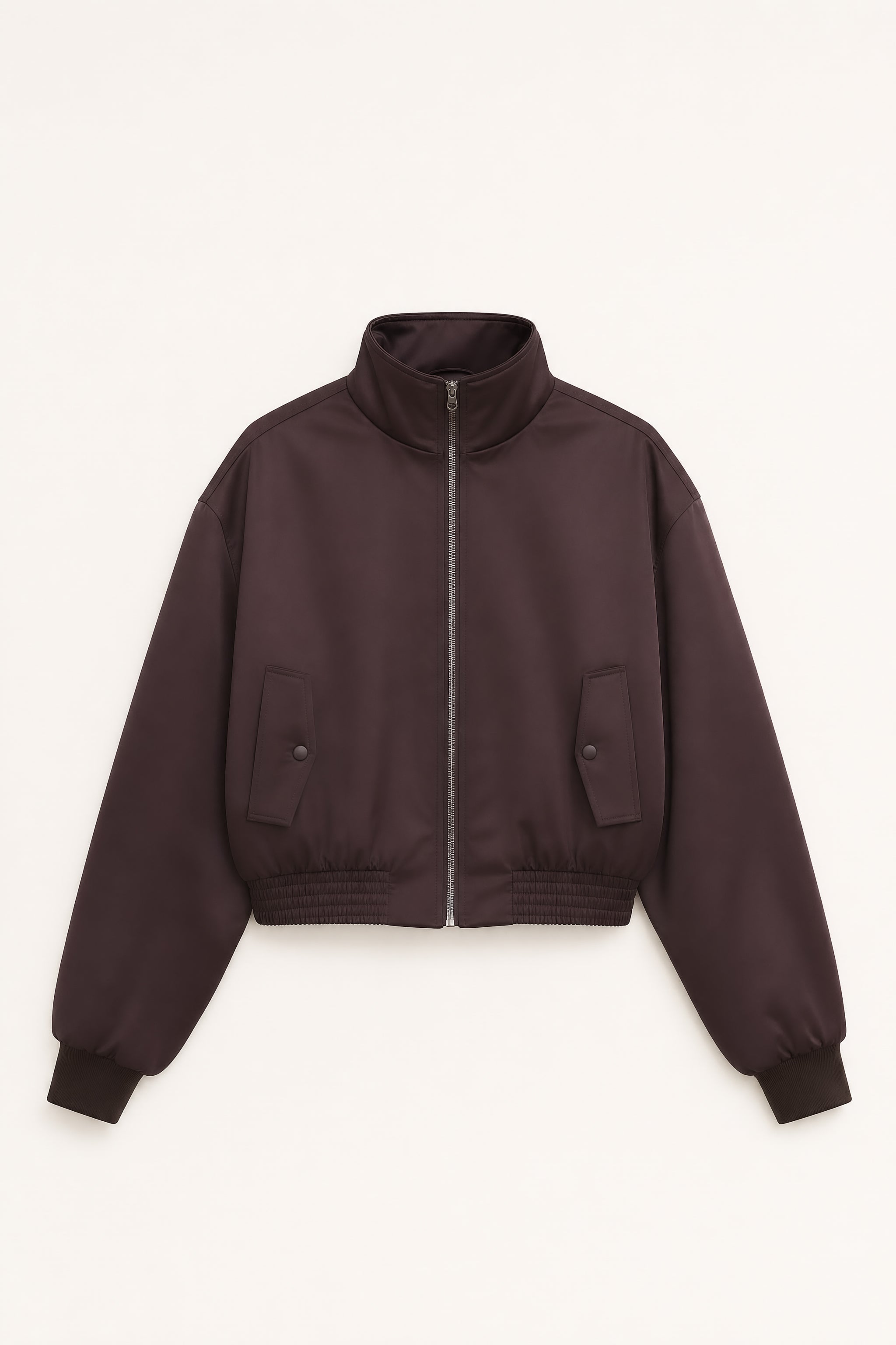 SATIN BOMBER JACKET