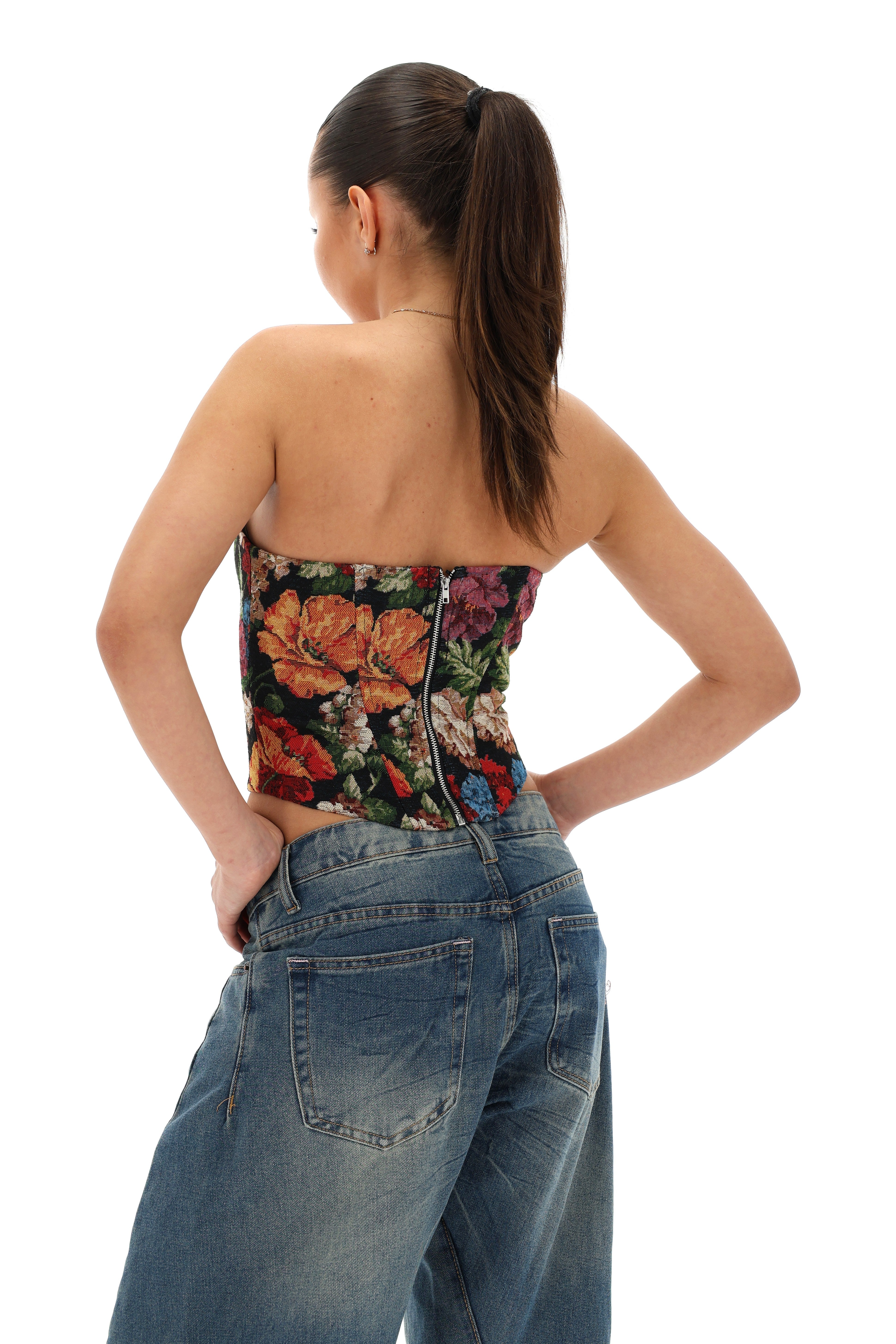 KORSETO PALAIDINĖ FLOWER