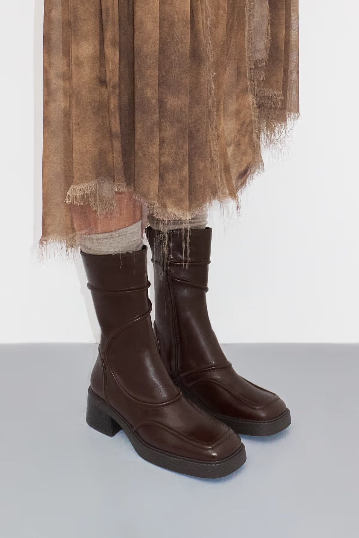 MIISTA MALENE BROWN ANKLE BOOTS