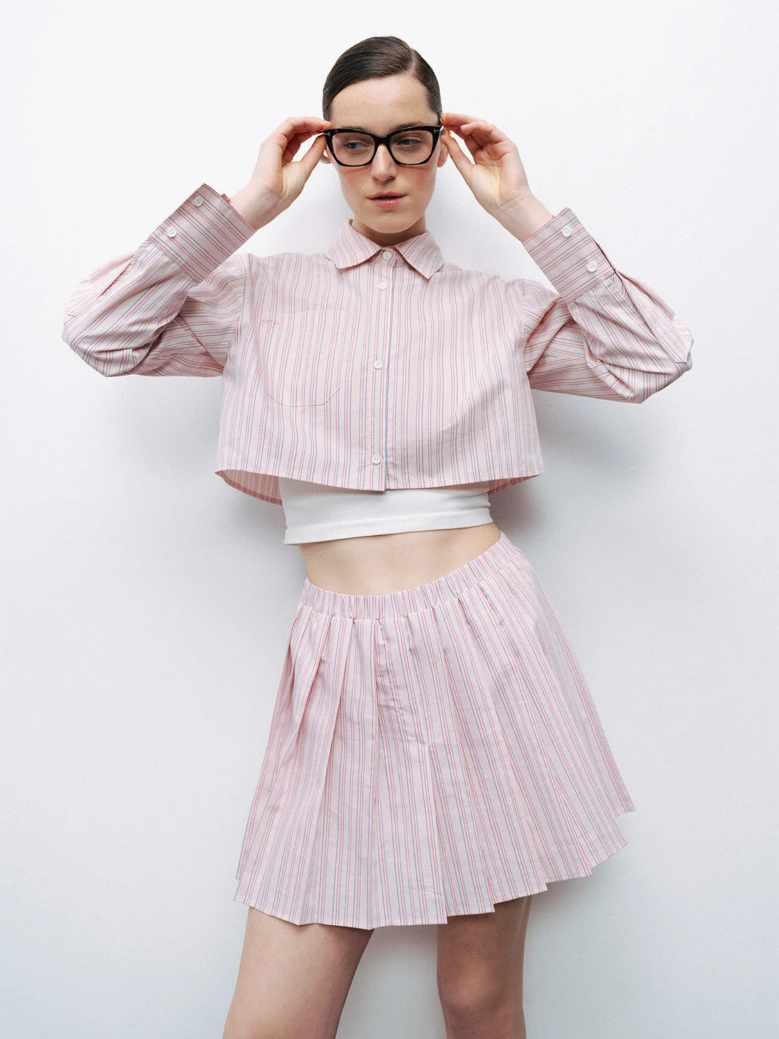 CROPPED MARŠKINIAI BUBBLE GUM